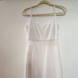 White Knit MIDI Dress - Bebe L